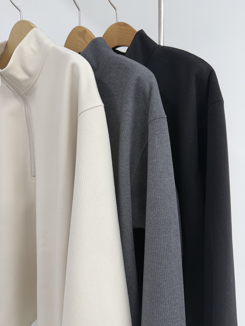 YIKHO STYLE東大門㊣代購女裝新款25秋冬職業真品衛衣拉鏈YIKHO STYLE衛衣