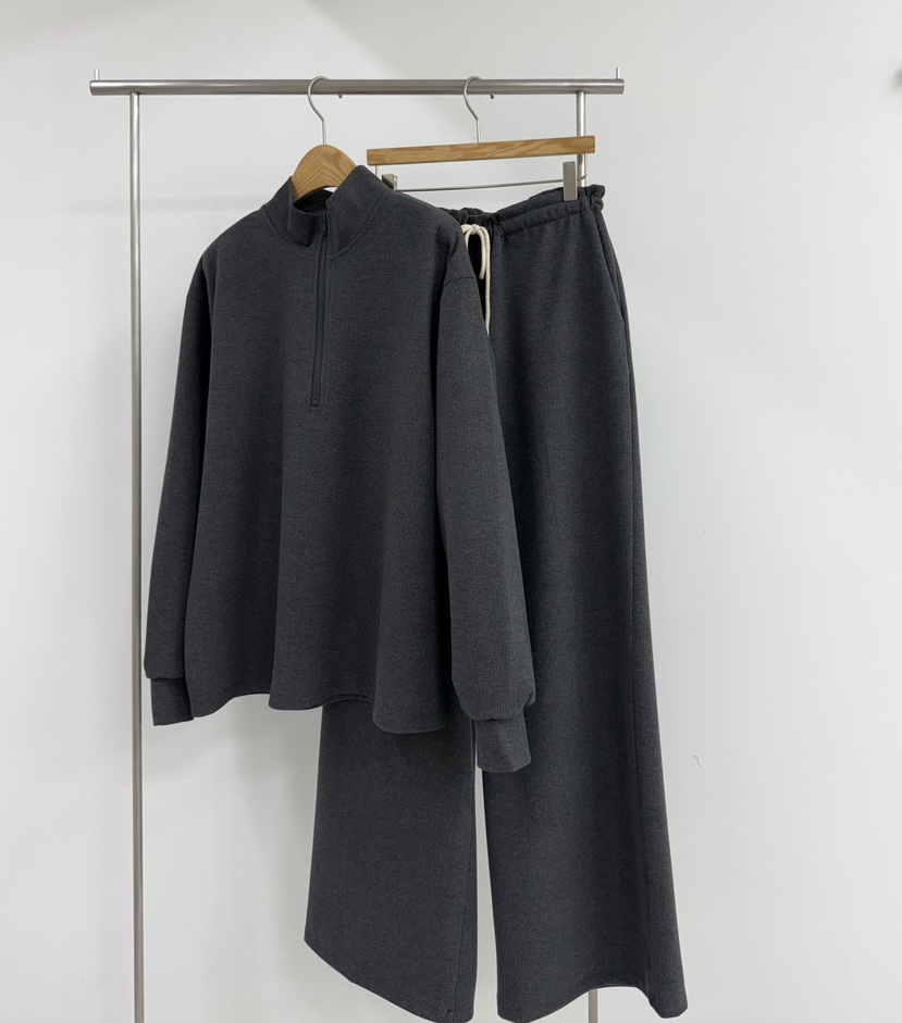 YIKHO STYLE東大門㊣代購女裝新款25秋冬職業真品衛衣拉鏈YIKHO STYLE衛衣