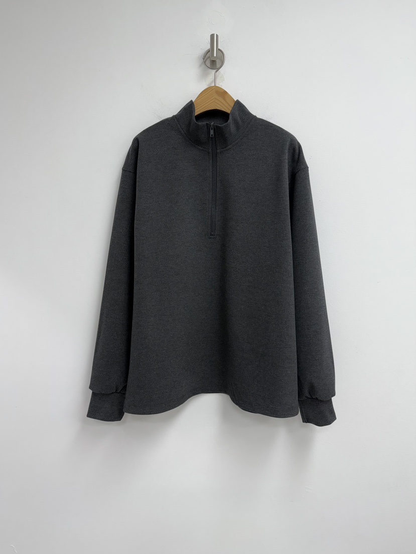 YIKHO STYLE東大門㊣代購女裝新款25秋冬職業真品衛衣拉鏈YIKHO STYLE衛衣圖色3