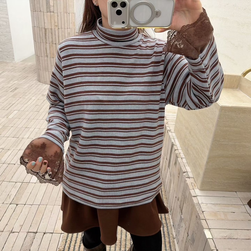 LOVABLE韓國直郵㊣女士新品職業時尚推薦25秋冬人氣長袖T恤LOVABLE長袖T恤