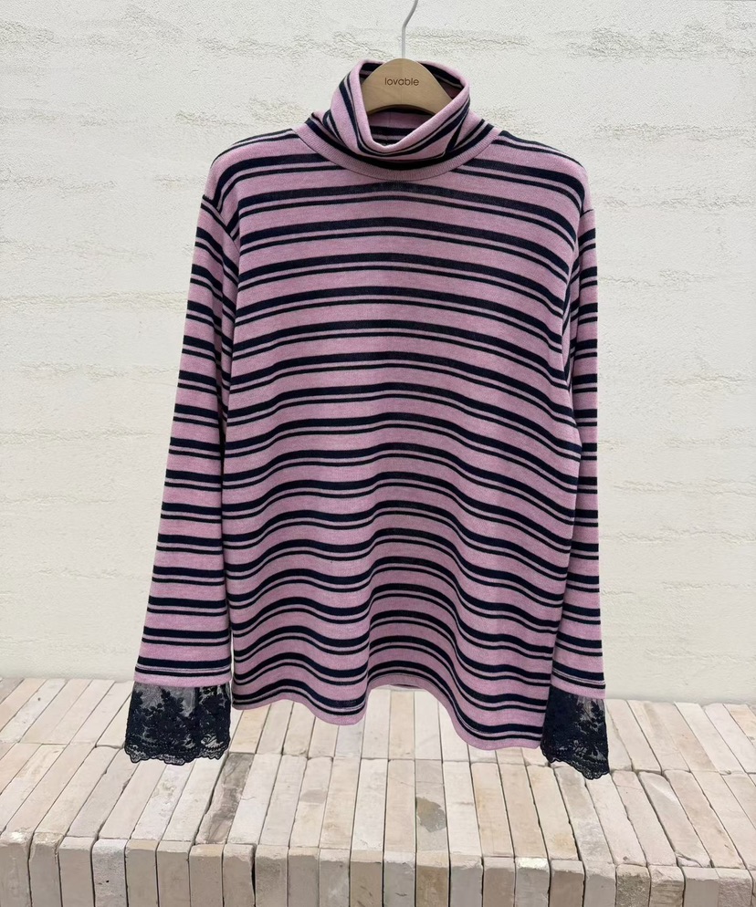 LOVABLE韓國直郵㊣女士新品職業時尚推薦25秋冬人氣長袖T恤LOVABLE長袖T恤圖色1