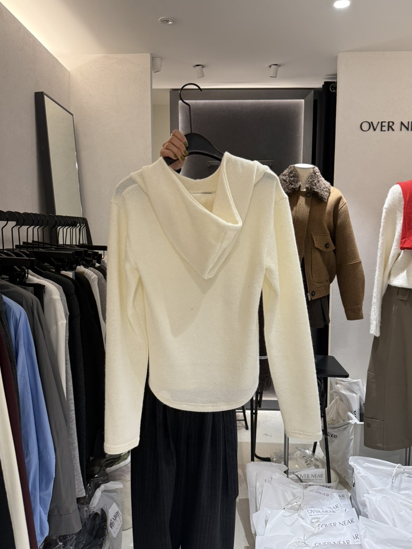 OVER NEAR東大門㊣直郵女士新品熱賣休閑25秋冬時尚職業衛衣OVER NEAR衛衣