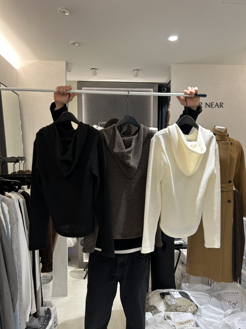 OVER NEAR東大門㊣直郵女士新品熱賣休閑25秋冬時尚職業衛衣OVER NEAR衛衣