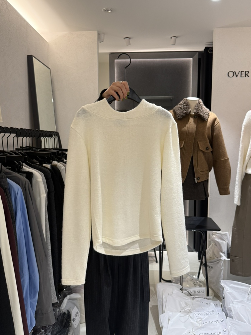 OVER NEAR東大門㊣直郵女士新品熱賣休閑25秋冬時尚職業衛衣OVER NEAR衛衣圖色2