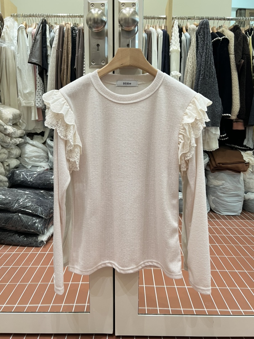 BE&amp;BE韓國直郵㊣女士新款25秋冬真品熱賣時尚人氣長袖T恤BE&be長袖T恤