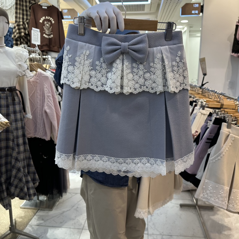 PAPA東大門㊣直郵女士新款職業休閑真品推薦25秋冬人氣短裙PaPa/HALMADE短裙圖色1