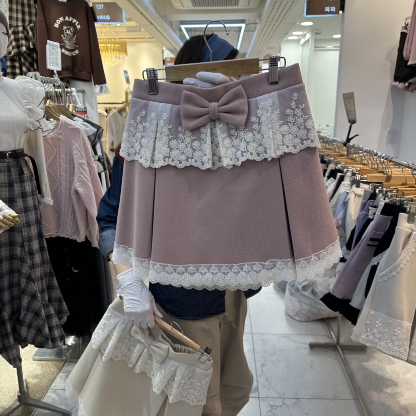 PAPA東大門㊣直郵女士新款職業休閑真品推薦25秋冬人氣短裙PaPa/HALMADE短裙圖色3