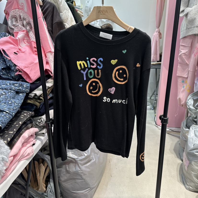 ANNA-P東大門㊣代購女裝新品休閑25秋冬職業熱賣推薦長袖T恤ANNA-P長袖T恤圖色2
