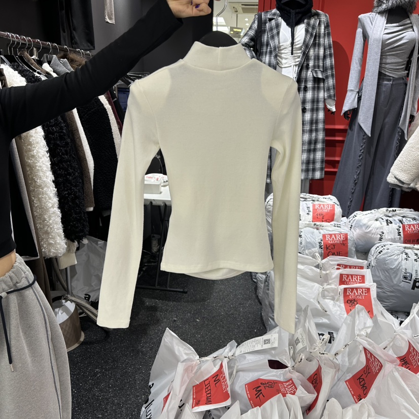 RARE CLOSET韓國直郵㊣女裝新品真品熱賣人氣時尚職業長袖T恤RARE CLOSET長袖T恤