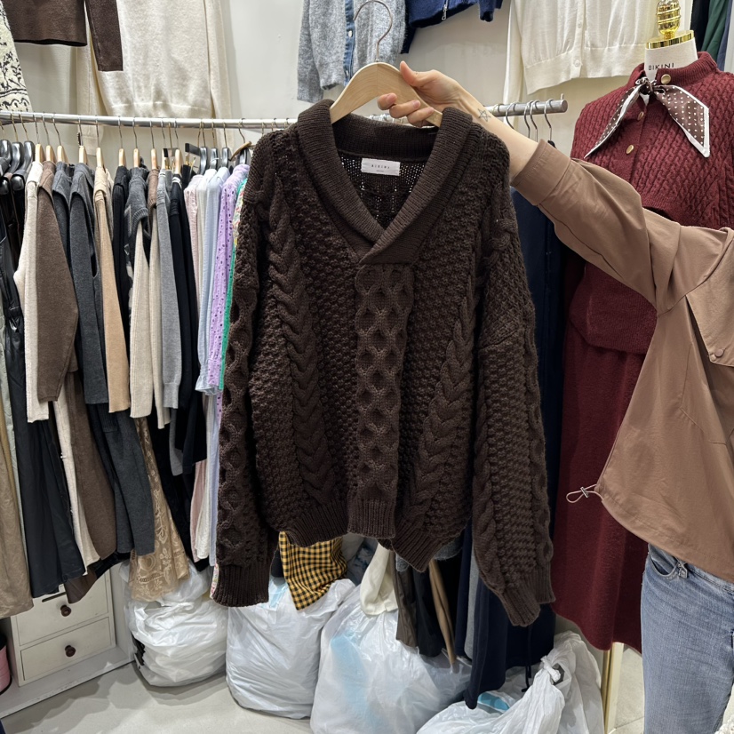 BIKINI東大門㊣直郵女裝新品推薦職業時尚人氣熱賣真品毛衣BIKINI毛衣圖色2