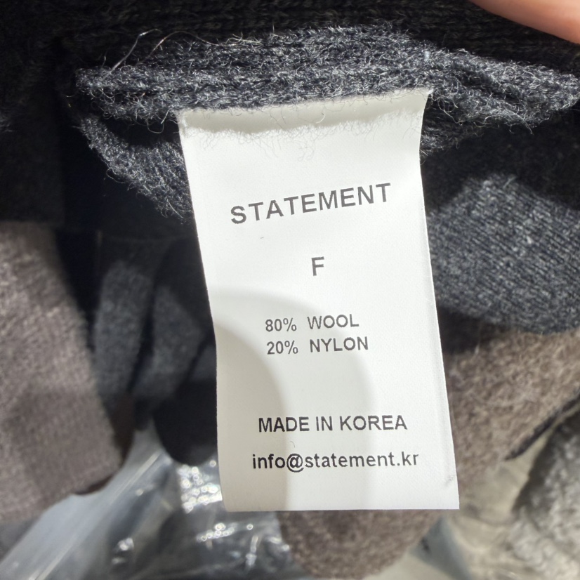 STATEMENT韓國代購㊣女裝新款人氣時尚推薦職業熱賣真品針織衫STATEMENT針織衫