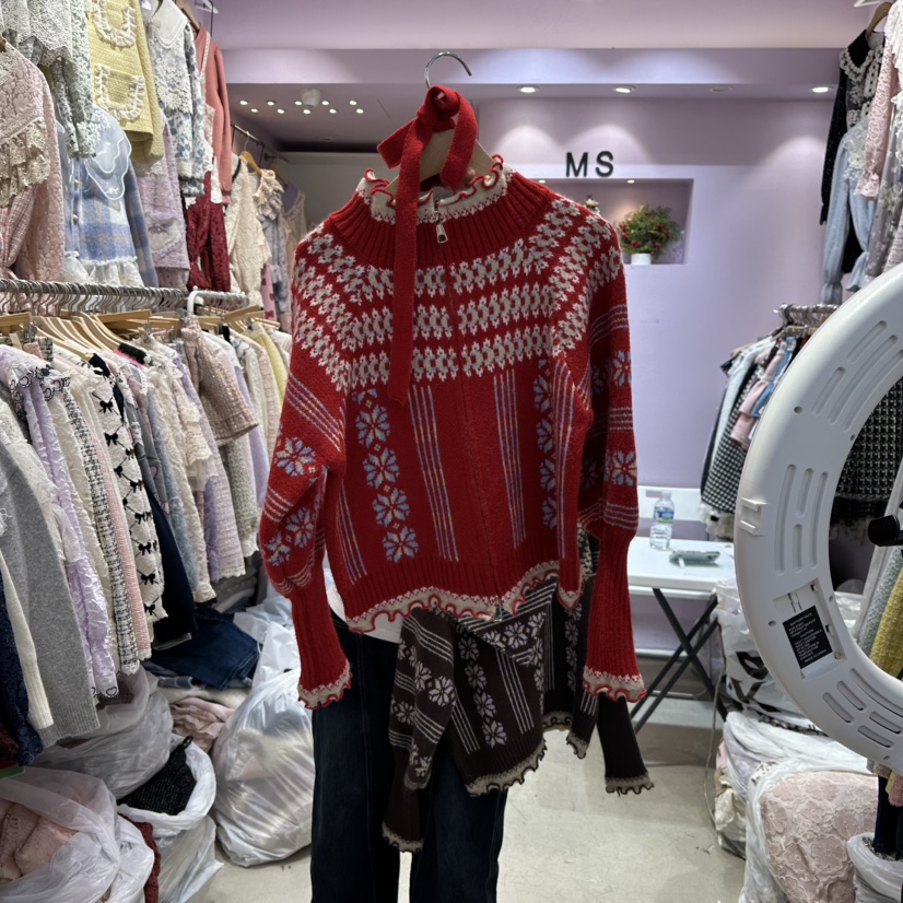 MS東大門㊣代購女裝新款真品休閑職業人氣推薦熱賣時尚毛衣MS毛衣圖色1