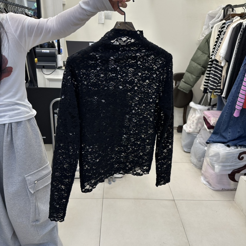 BORA BORA東大門㊣代購女裝新品熱賣25秋冬職業襯衫蕾絲衫BORA BORA襯衫/蕾絲衫