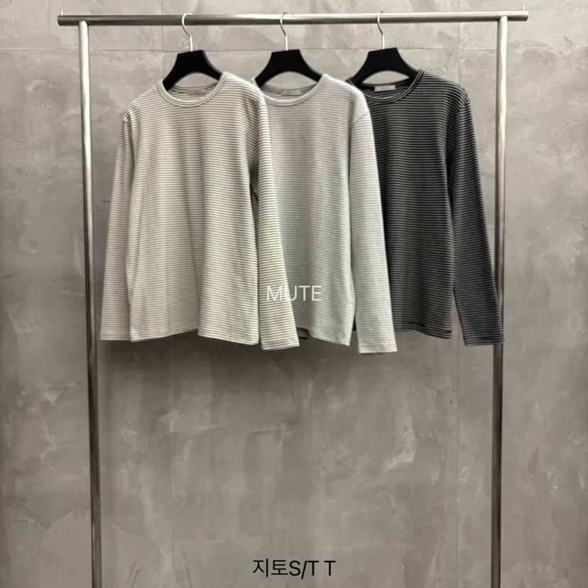 MUTE-P東大門㊣直郵女士新款25秋冬時尚人氣熱賣休閑長袖T恤MUTE長袖T恤