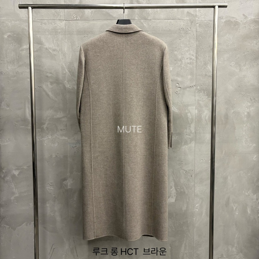 MUTE-P東大門㊣直郵女士新品職業熱賣真品時尚25秋冬中長款大衣MUTE中長款大衣