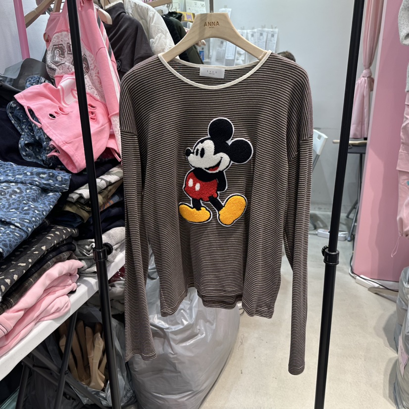 ANNA-P韓國直郵㊣女士新品人氣推薦25秋冬職業真品長袖T恤ANNA-P長袖T恤圖色1