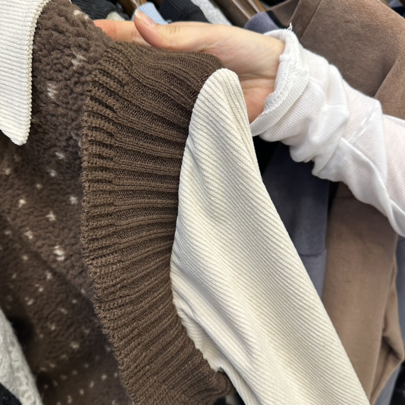 BORA BORA東大門㊣直郵女士新款職業熱賣人氣25秋冬衛衣假兩件BORA BORA衛衣