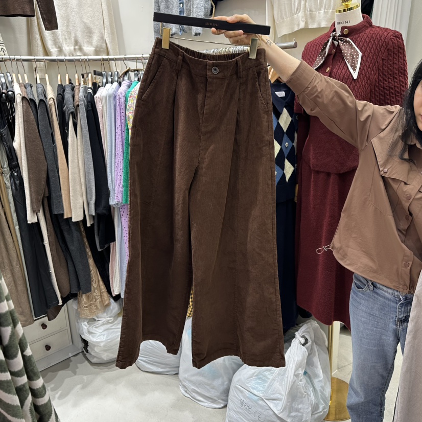 BIKINI韓國代購㊣女裝新品職業推薦人氣時尚熱賣25秋冬休閑褲BIKINI休閑褲圖色3