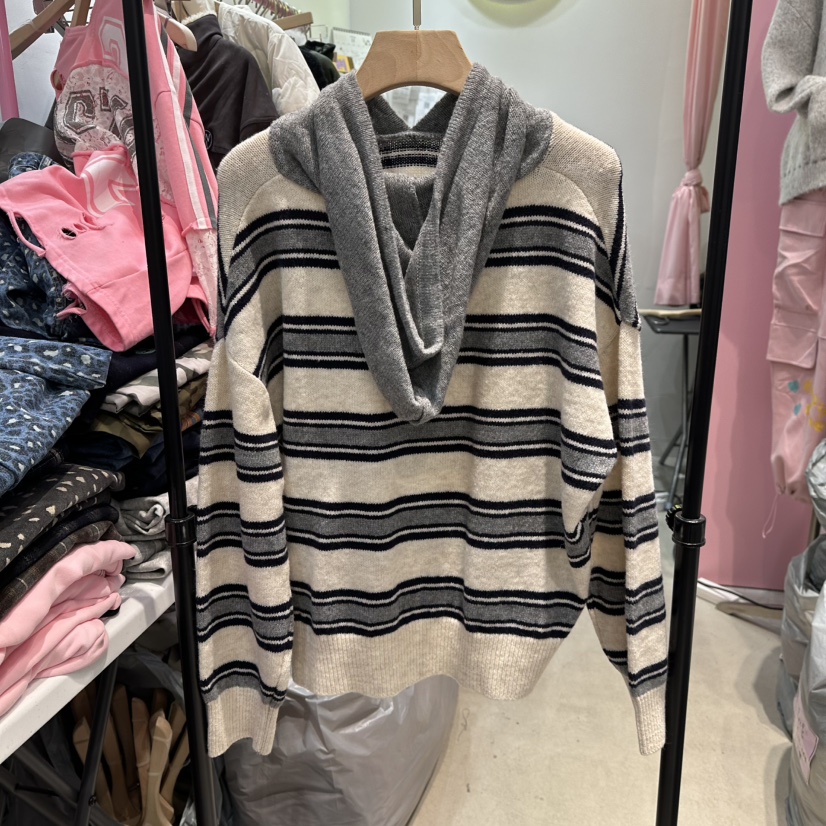 ANNA-P東大門㊣實拍女士新品真品時尚熱賣人氣毛衣連帽針織衫ANNA-P毛衣