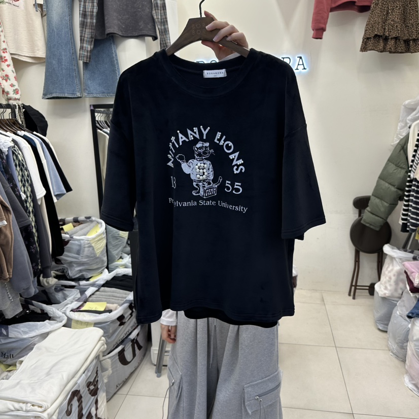 BORA BORA東大門㊣直郵女士新品人氣熱賣真品T恤不含內搭加絨BORA BORAT恤圖色3