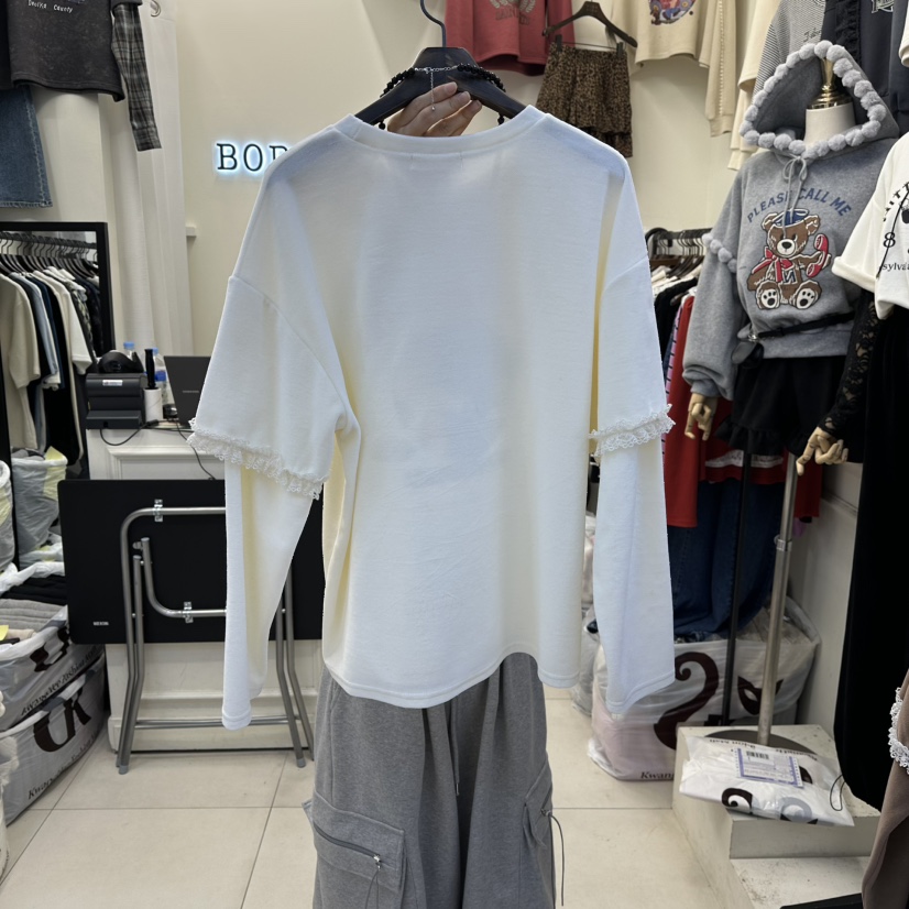 BORA BORA東大門㊣實拍女裝新款人氣推薦休閑熱賣25秋冬長袖T恤BORA BORA長袖T恤