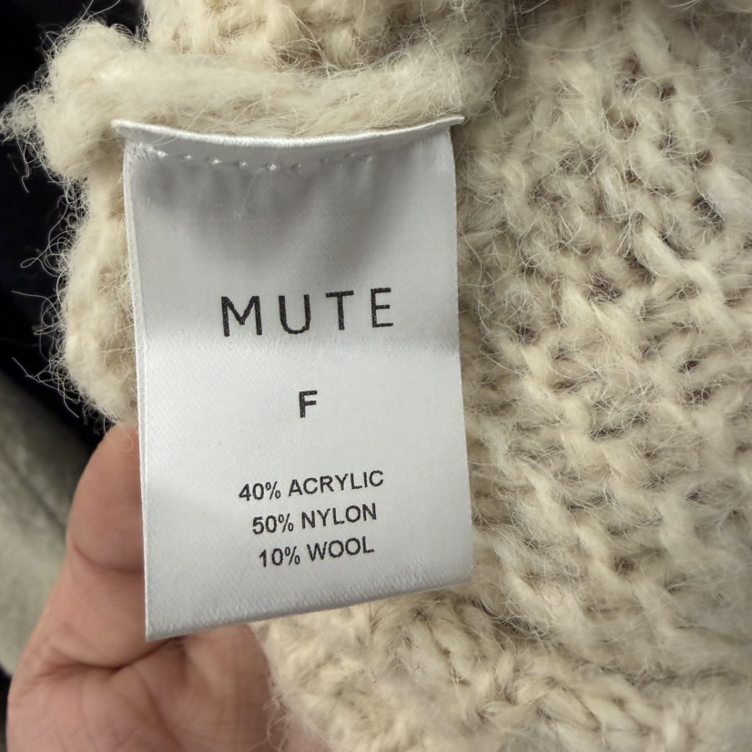 MUTE-P東大門㊣直郵女裝新款25秋冬時尚熱賣真品休閑針織衫MUTE針織衫