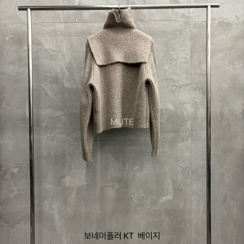 MUTE-P韓國直郵㊣女裝新品真品人氣休閑時尚推薦針織衫含圍巾MUTE針織衫