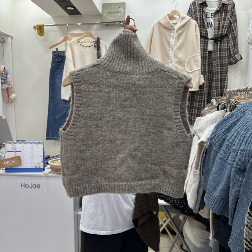 HOJAE韓國代購㊣女士新款人氣時尚推薦25秋冬熱賣真品職業馬甲MID-LEVEL JUMP馬甲