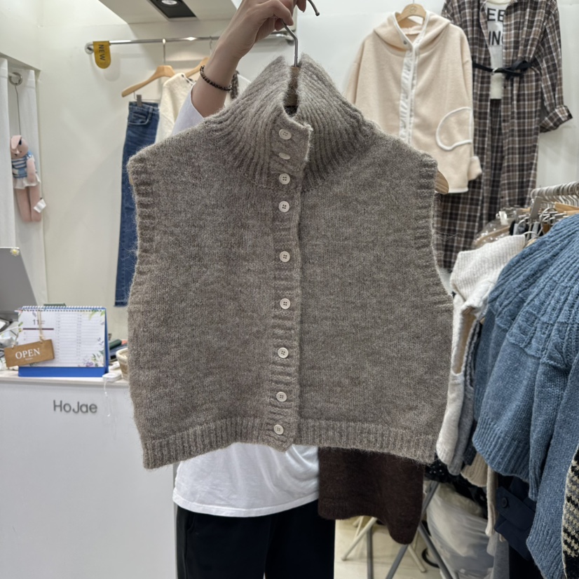 HOJAE韓國代購㊣女士新款人氣時尚推薦25秋冬熱賣真品職業馬甲MID-LEVEL JUMP馬甲圖色3