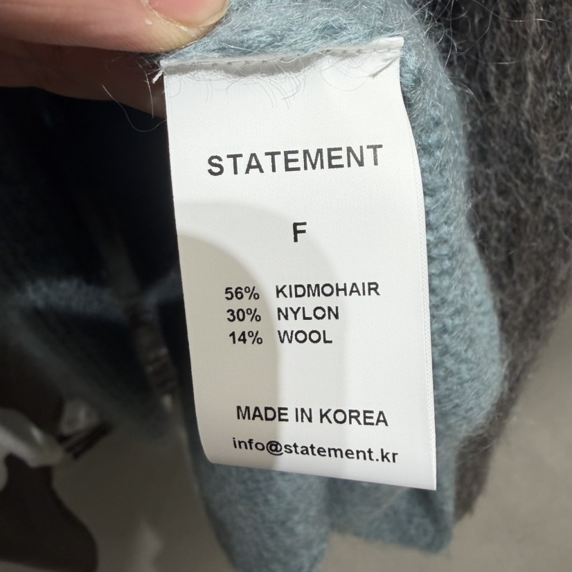 STATEMENT東大門㊣代購女裝新品熱賣25秋冬人氣職業真品針織衫STATEMENT針織衫