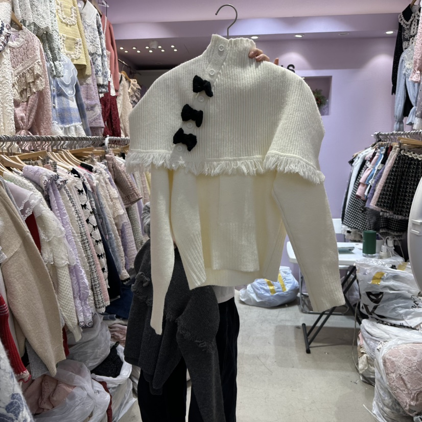 MS東大門㊣代購女裝新款推薦休閑人氣熱賣職業25秋冬時尚毛衣MS毛衣圖色1