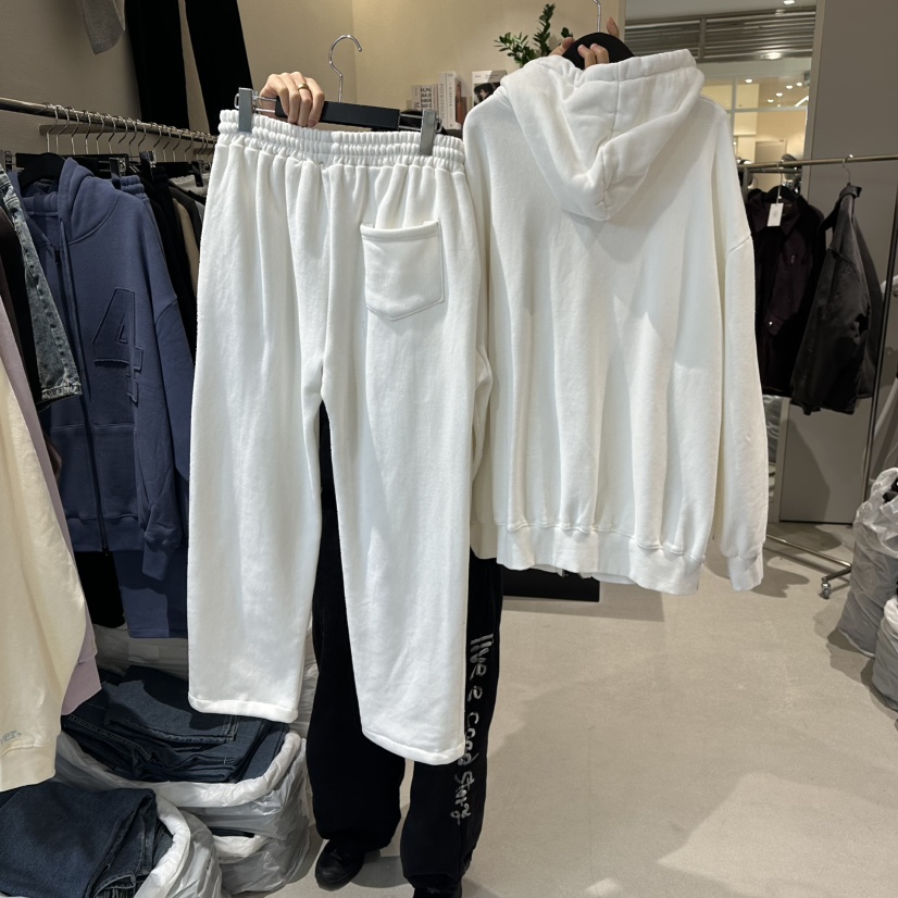 MEMO CLASSIC東大門㊣代購女士新款真品套裝加絨拉鏈套裝連帽MEMO CLASSIC套裝