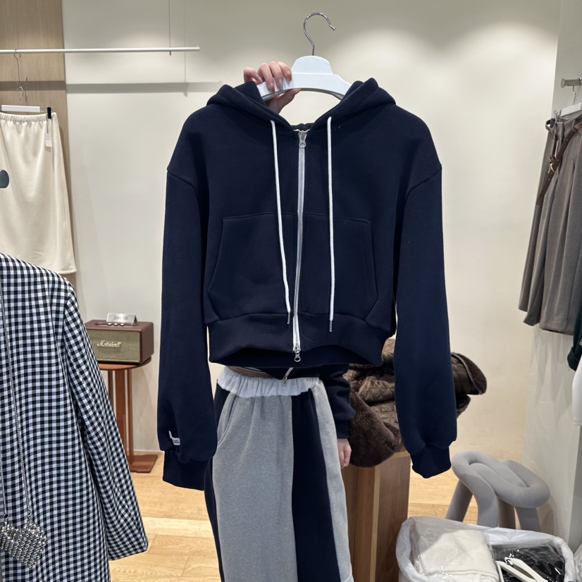 ZIPPER東大門㊣直郵女士新品真品推薦人氣時尚夾克拉鏈加絨ZIPPER夾克圖色2