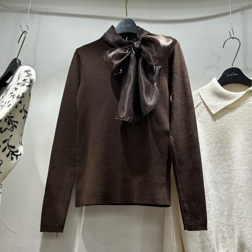 BIKINI東大門㊣代購女裝新品熱賣人氣推薦職業休閑真品針織衫BIKINI針織衫圖色2