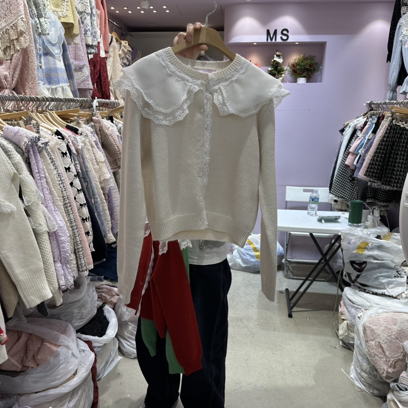 MS韓國直郵㊣女裝新品推薦人氣休閑職業熱賣25秋冬針織衫羊毛MS針織衫圖色2