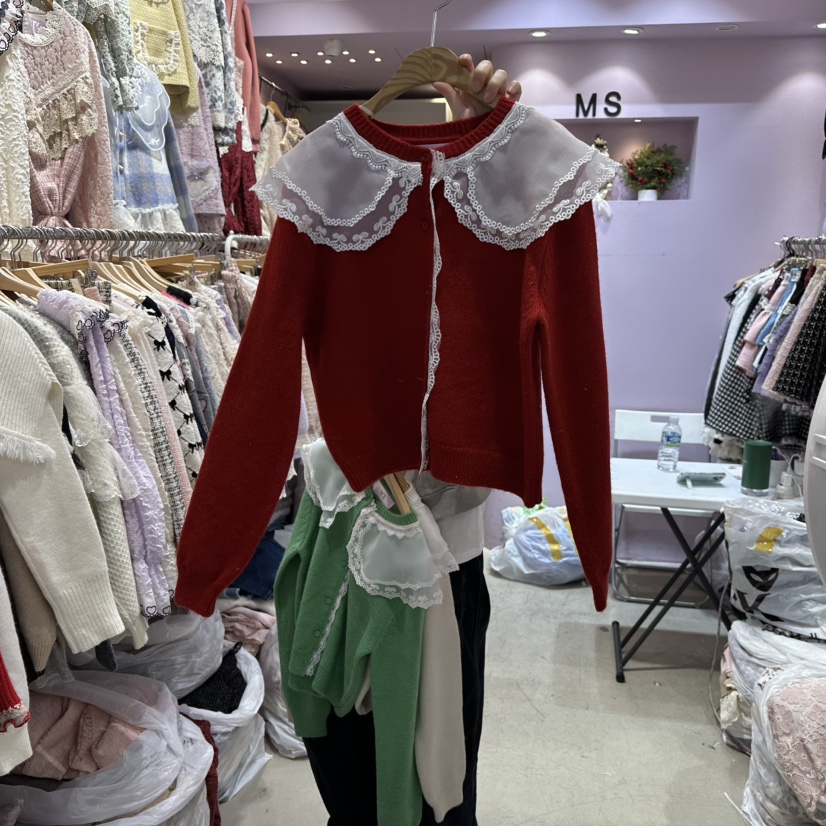 MS韓國直郵㊣女裝新品推薦人氣休閑職業熱賣25秋冬針織衫羊毛MS針織衫圖色3