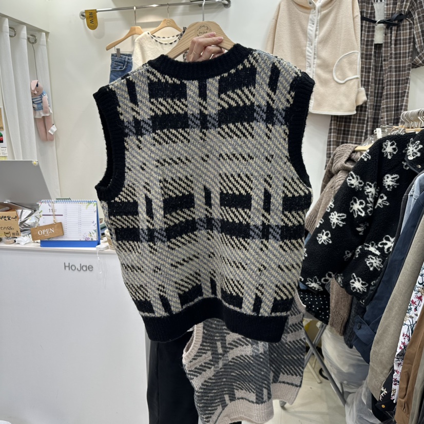 HOJAE東大門㊣實拍女士新款時尚25秋冬推薦人氣熱賣吊帶背心MID-LEVEL JUMP吊帶/背心