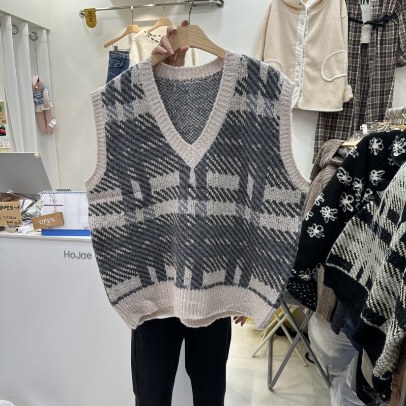 HOJAE東大門㊣實拍女士新款時尚25秋冬推薦人氣熱賣吊帶背心MID-LEVEL JUMP吊帶/背心圖色1