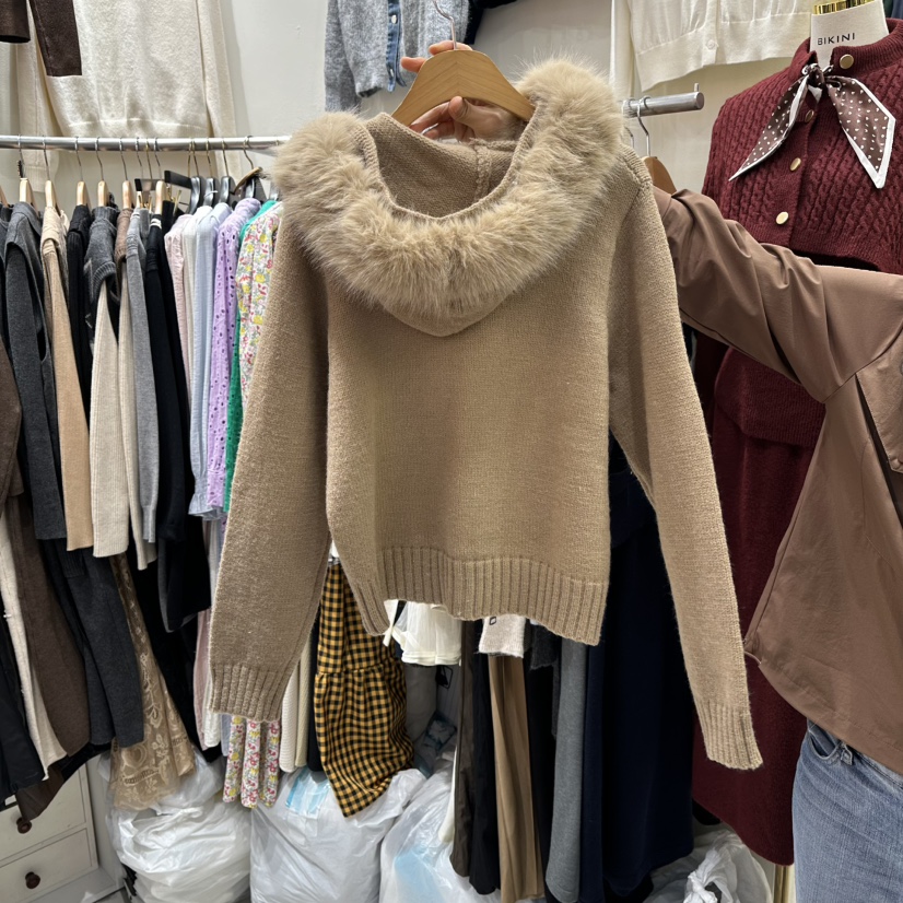 BIKINI東大門㊣直郵女裝新品真品25秋冬推薦休閑時尚職業毛衣BIKINI毛衣