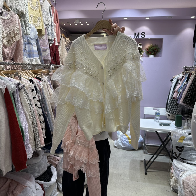 MS東大門㊣直郵女士新品休閑人氣推薦時尚真品熱賣25秋冬針織衫MS針織衫圖色2