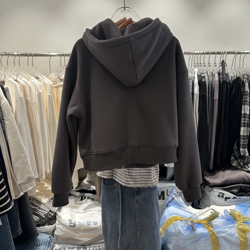 STORIES東大門㊣實拍女士新款休閑25秋冬真品熱賣夾克加絨保暖STORIES夾克