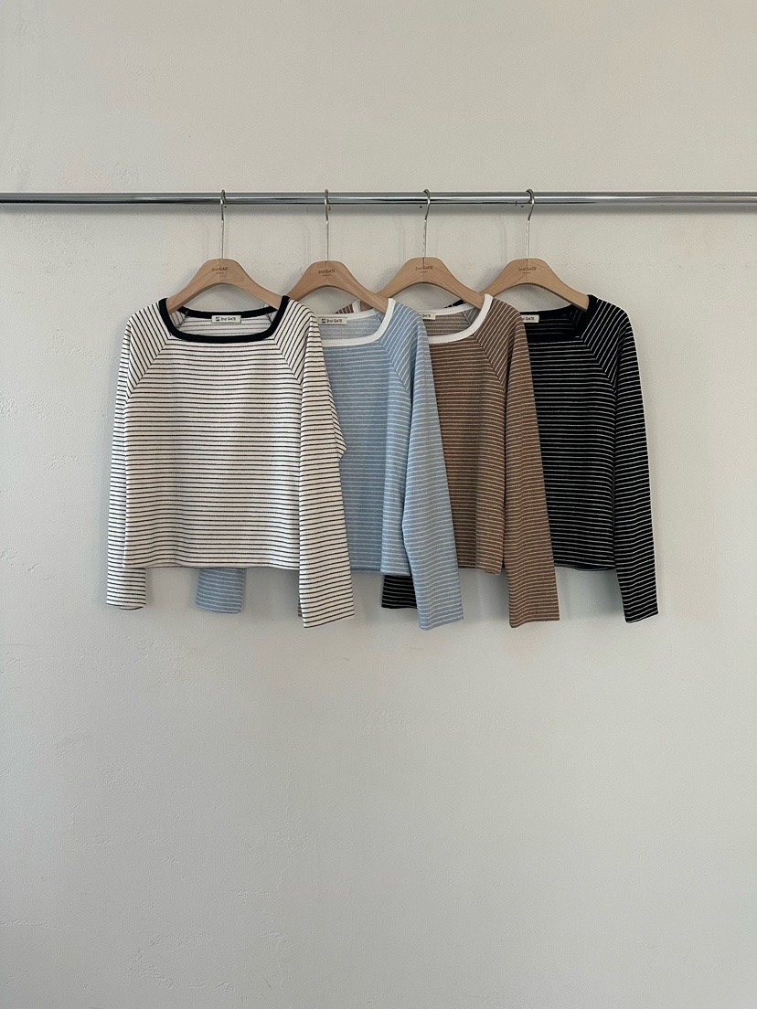 2ND GATE東大門㊣直郵女裝新品25秋冬真品推薦人氣長袖T恤2ND GATE長袖T恤