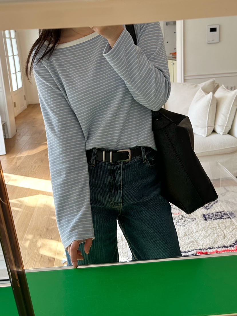 2ND GATE東大門㊣直郵女裝新品25秋冬真品推薦人氣長袖T恤2ND GATE長袖T恤