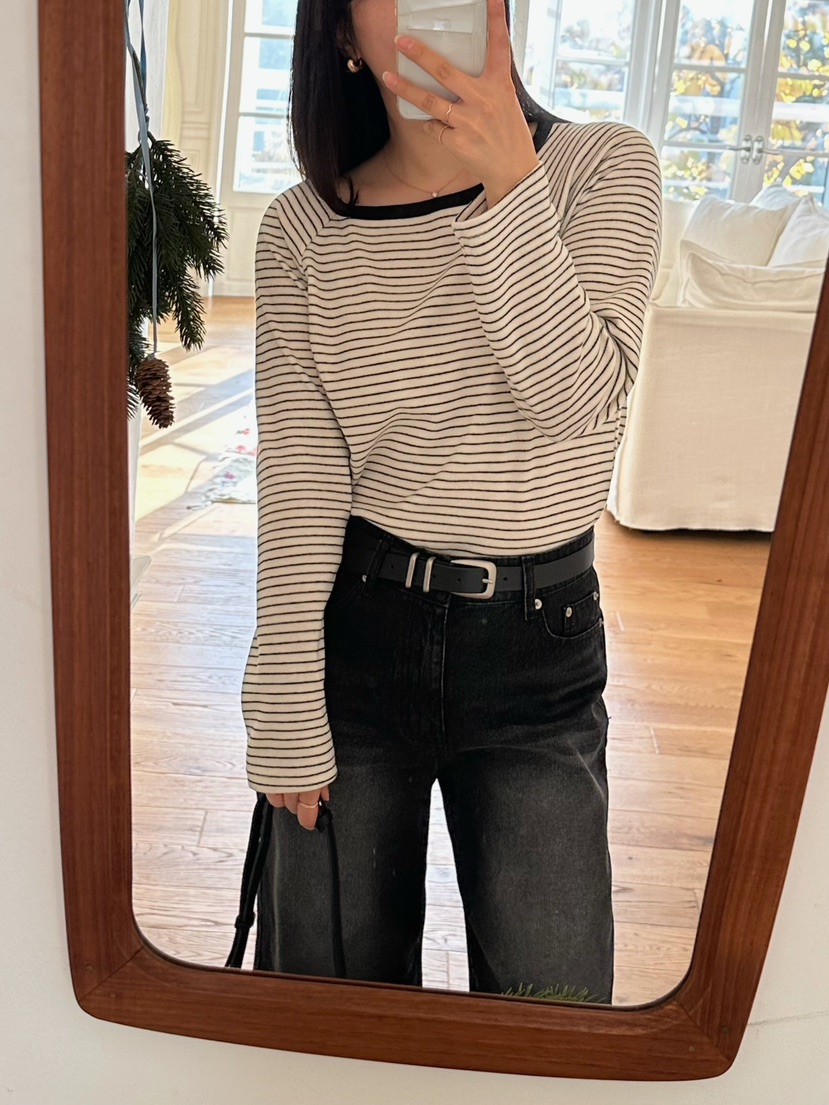 2ND GATE東大門㊣直郵女裝新品25秋冬真品推薦人氣長袖T恤2ND GATE長袖T恤