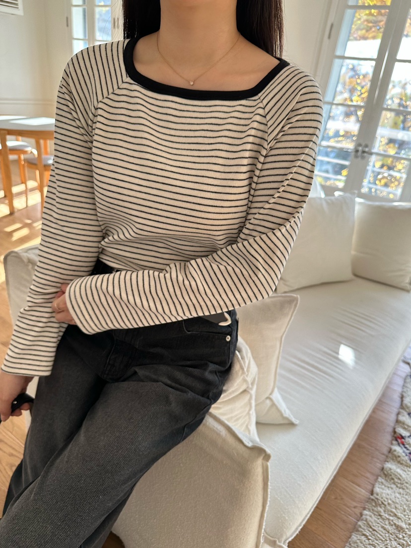 2ND GATE東大門㊣直郵女裝新品25秋冬真品推薦人氣長袖T恤2ND GATE長袖T恤