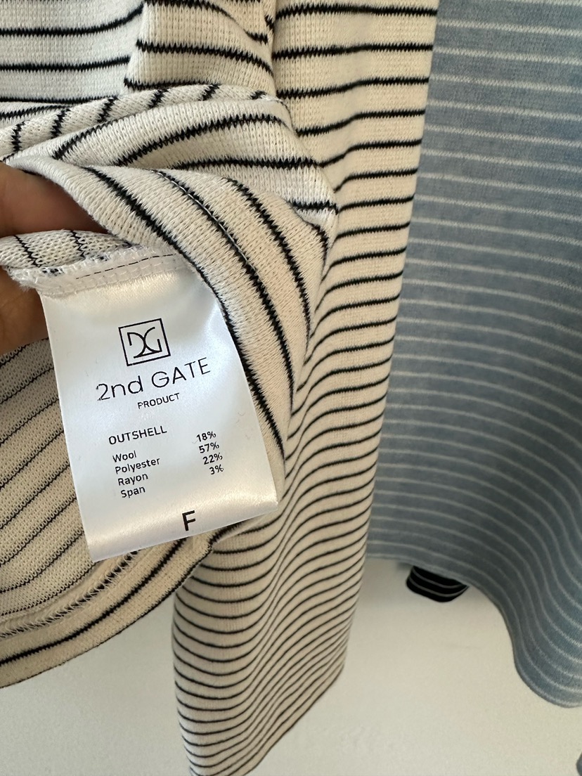 2ND GATE東大門㊣直郵女裝新品25秋冬真品推薦人氣長袖T恤2ND GATE長袖T恤