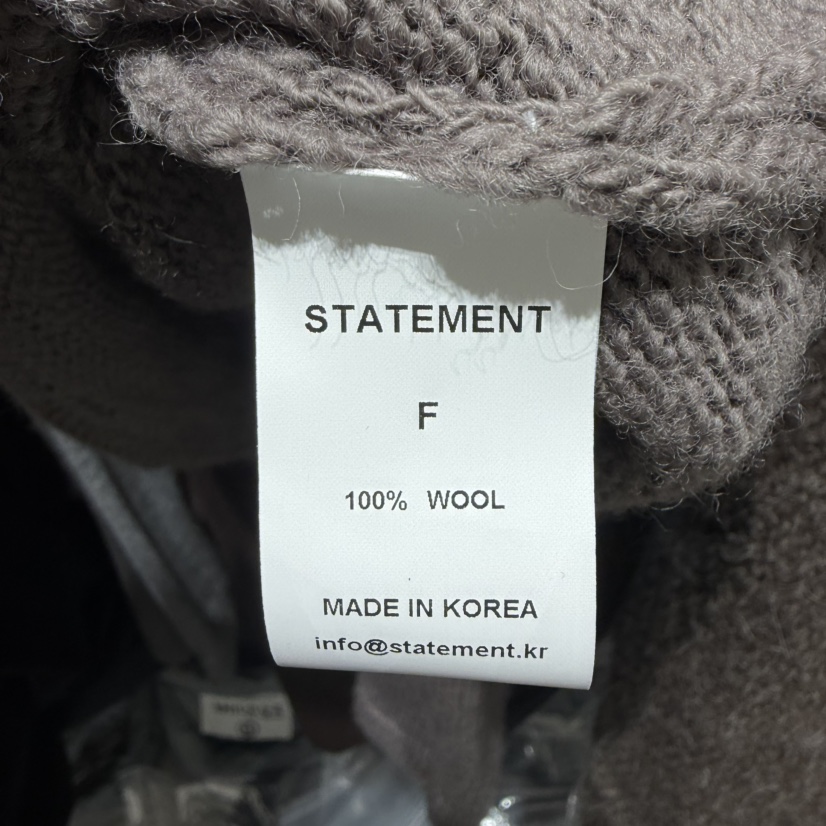 STATEMENT韓國代購㊣女士新品熱賣真品人氣25秋冬休閑針織衫STATEMENT針織衫