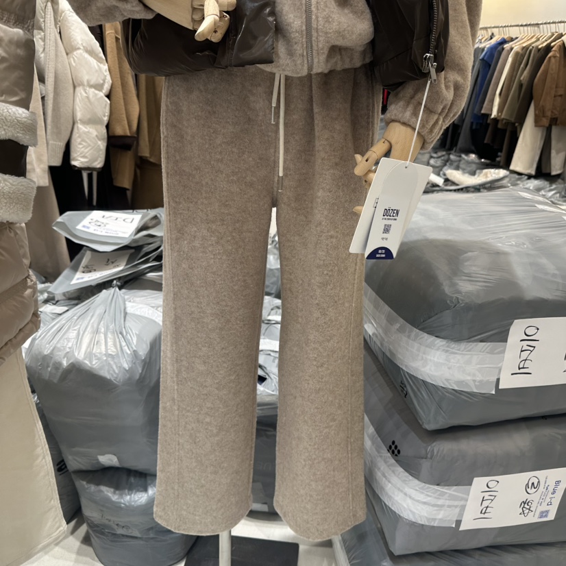 BLUEI-D東大門㊣代購女裝新品25秋冬休閑職業真品熱賣休閑褲Blue i-d/N SHARP休閑褲圖色3