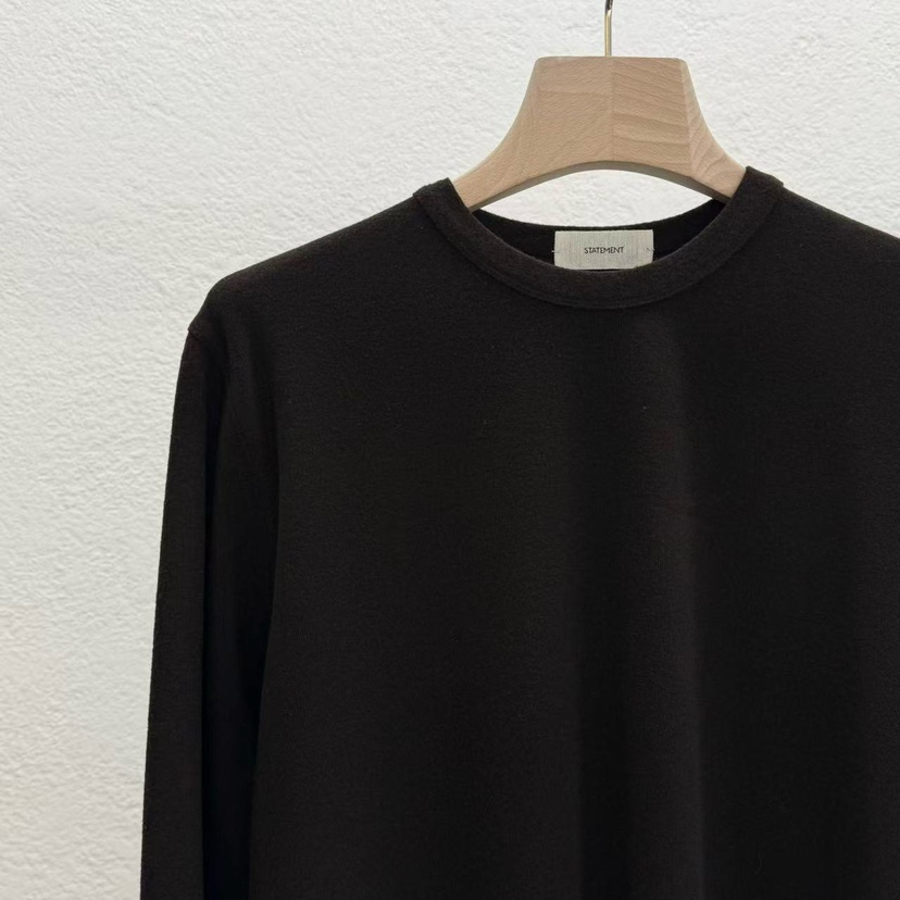 STATEMENT東大門㊣實拍女裝新款熱賣人氣真品25秋冬長袖T恤STATEMENT長袖T恤