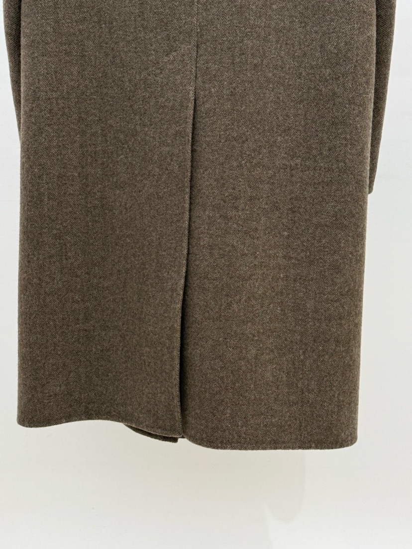 EDIT韓國代購㊣女裝新款25秋冬熱賣人氣時尚休閑中長款大衣EDIT中長款大衣